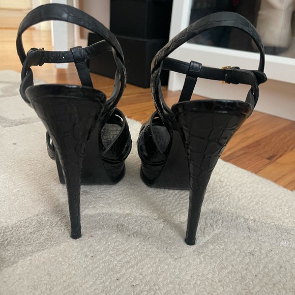 Saint Laurent croc tribute heels! - Picture 2 of 6